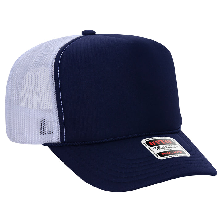 Blank Label Studios BLS - Trucker Hat 2112 Nvy Nvy Wht blank garment - ready for DTG & embroidery