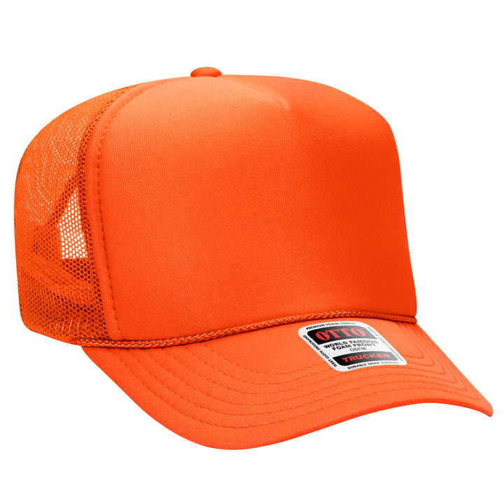 Blank Label Studios BLS - Trucker Hat 2112 Orange blank garment - ready for DTG & embroidery