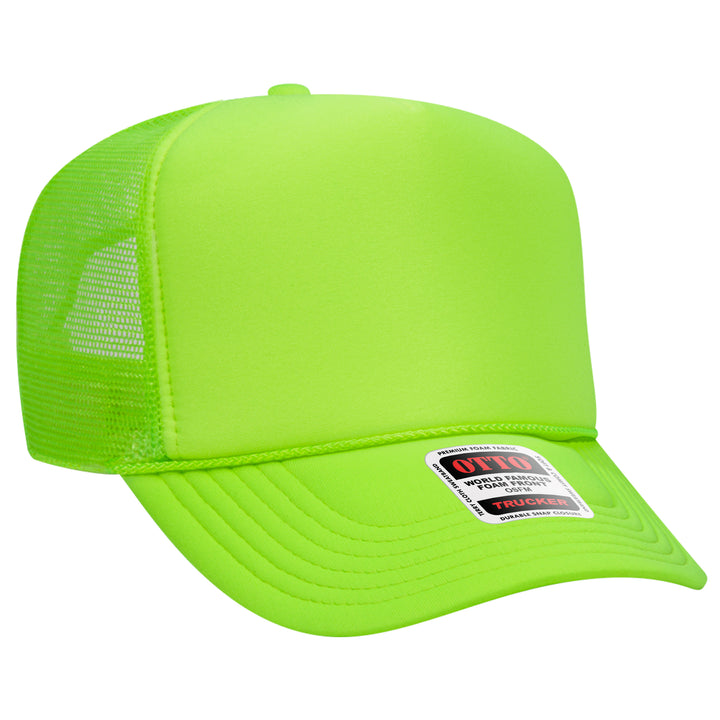 Blank Label Studios BLS - Trucker Hat 2112 Neon Green blank garment - ready for DTG & embroidery