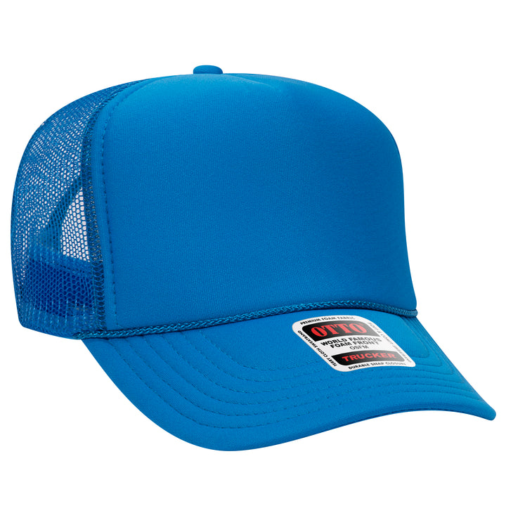 Blank Label Studios BLS - Trucker Hat 2112 Neon Blue blank garment - ready for DTG & embroidery