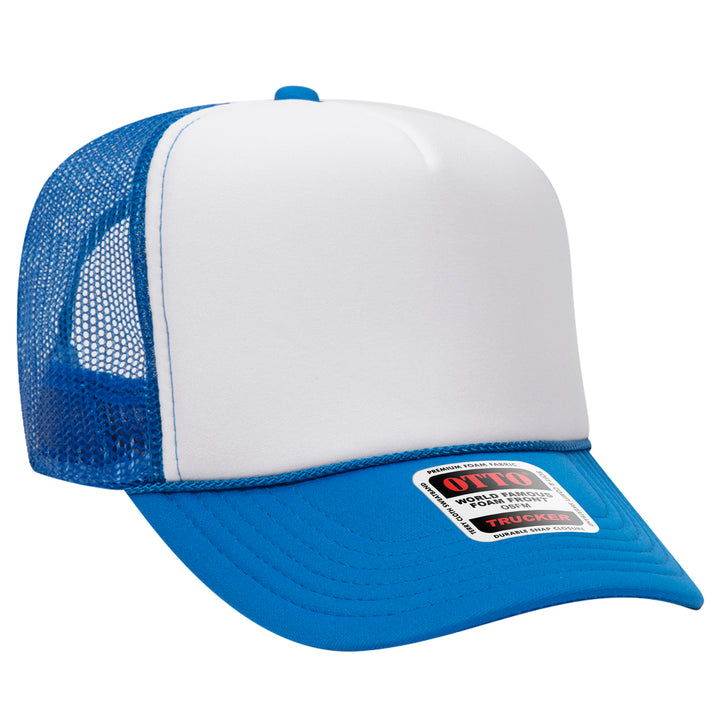 Blank Label Studios BLS - Trucker Hat 2112 N.Blu Wht N.Blu blank garment - ready for DTG & embroidery