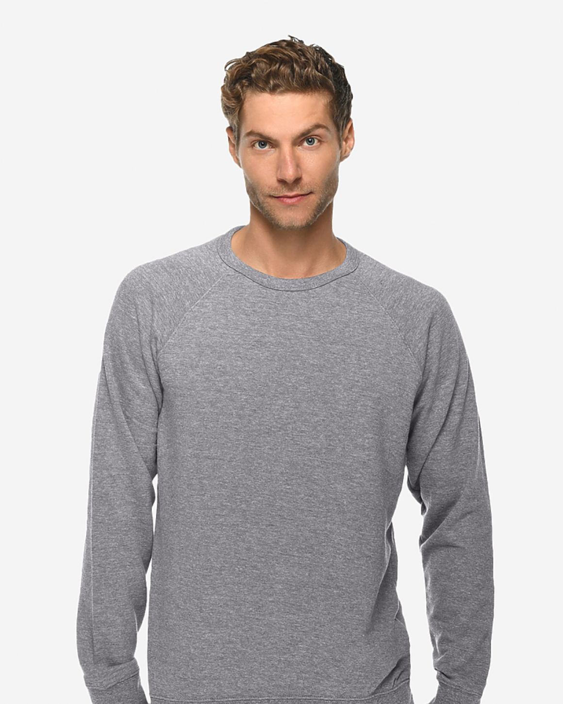 Blank Label Studios BLS - Crewneck 1605 Graphite Heather blank garment - ready for DTG & embroidery