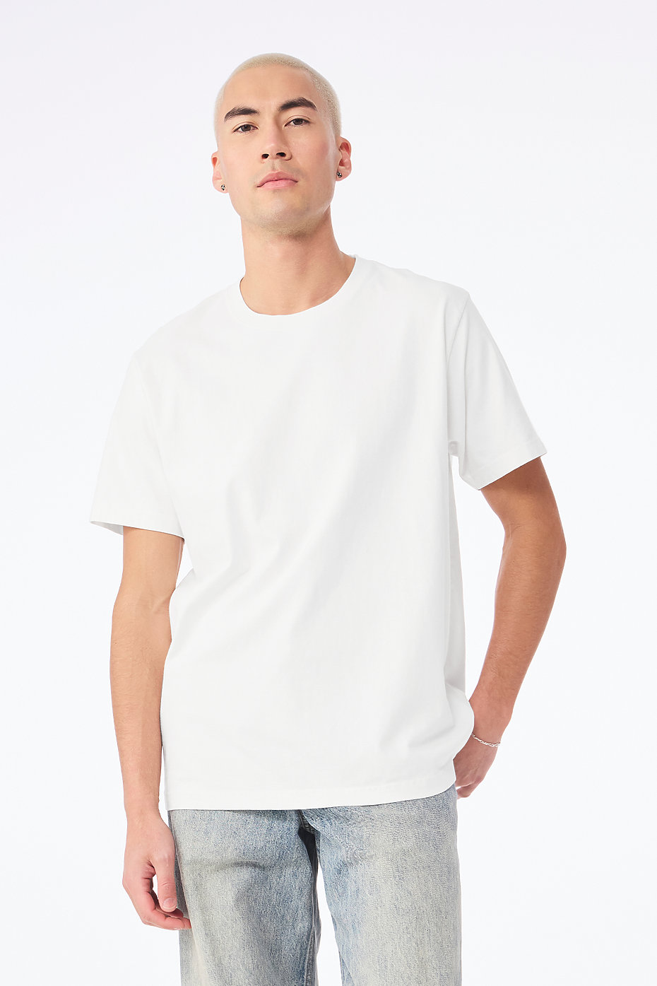 Blank Label Studios Bella + Canvas - Tee 4810GD White blank garment - ready for DTG & embroidery