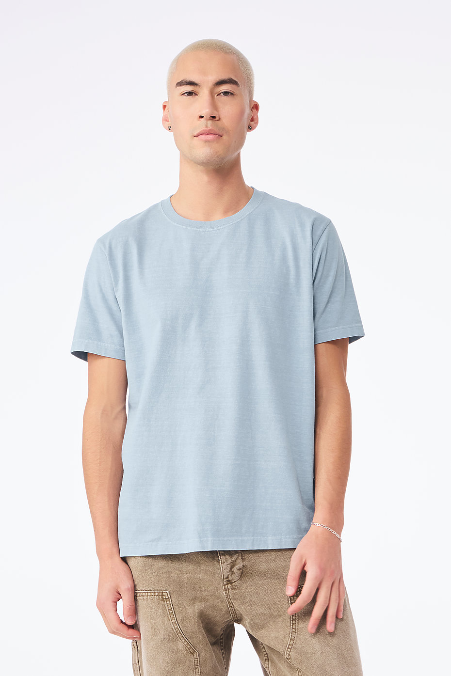 Blank Label Studios Bella + Canvas - Tee 4810GD Light Washed Denim blank garment - ready for DTG & embroidery