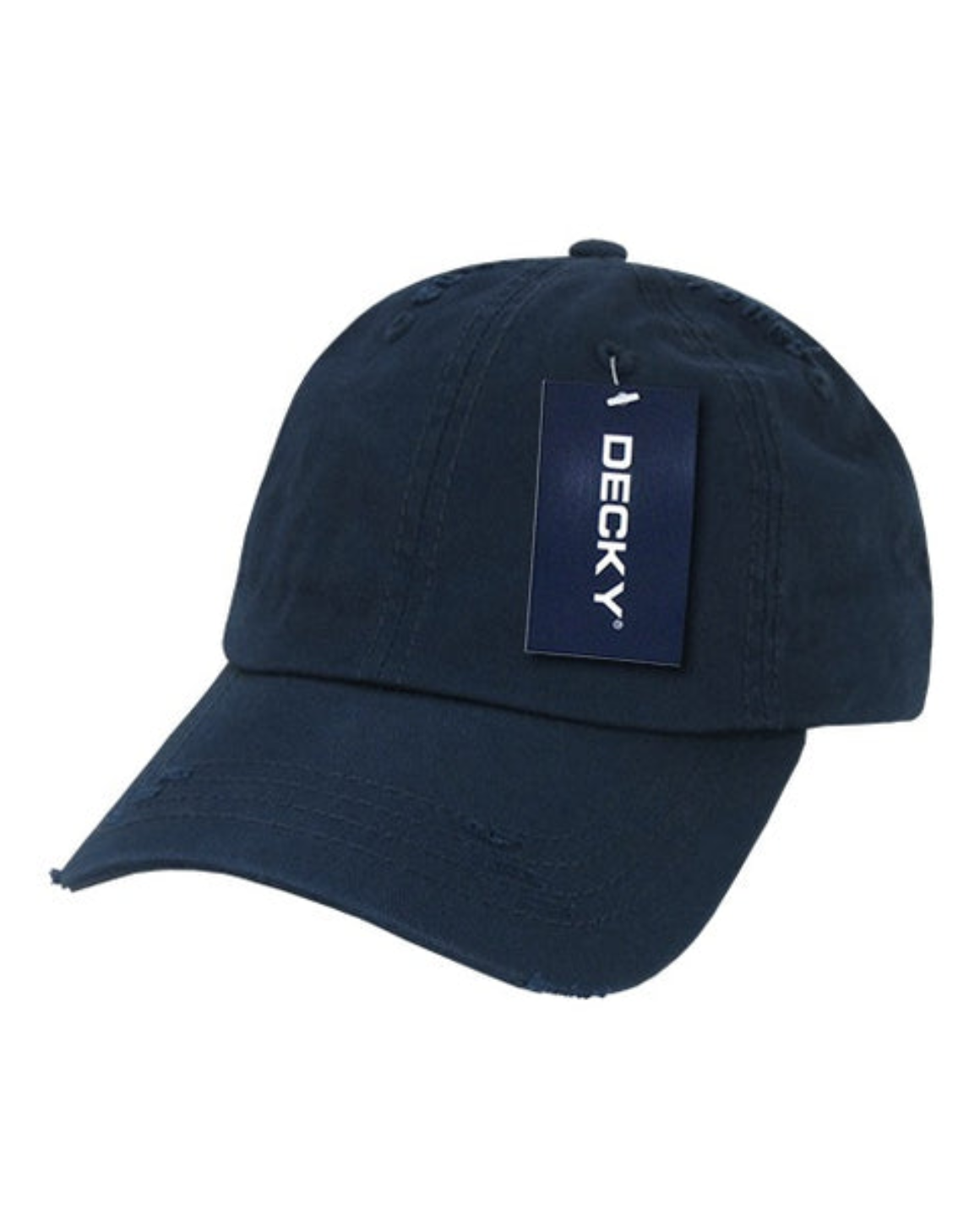 Blank Label Studios BLS - Distressed Hat 2114 Navy blank garment - ready for DTG & embroidery