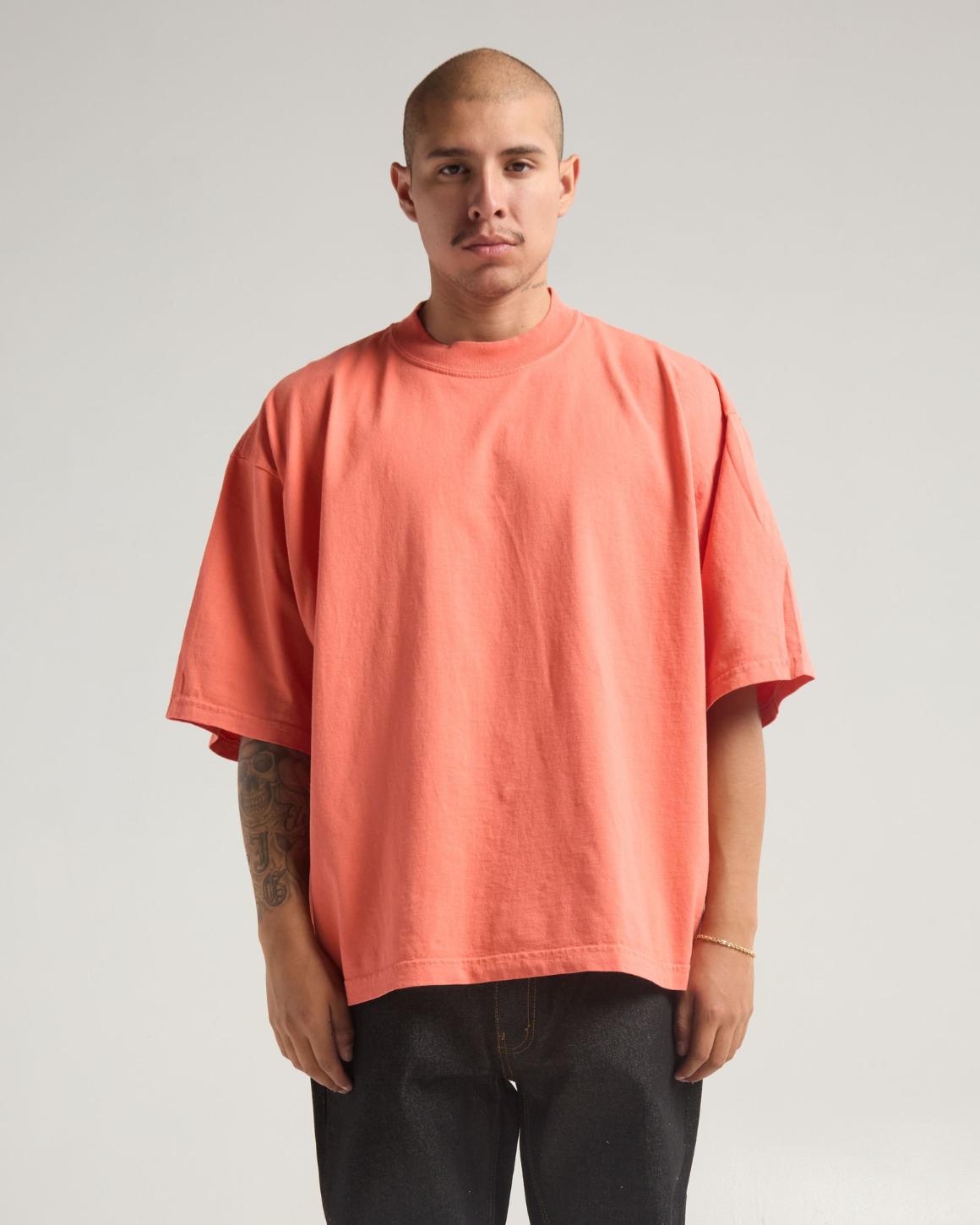 Blank Label Studios BLS - Drop Shoulder Tee 1408 Peach blank garment - ready for DTG & embroidery