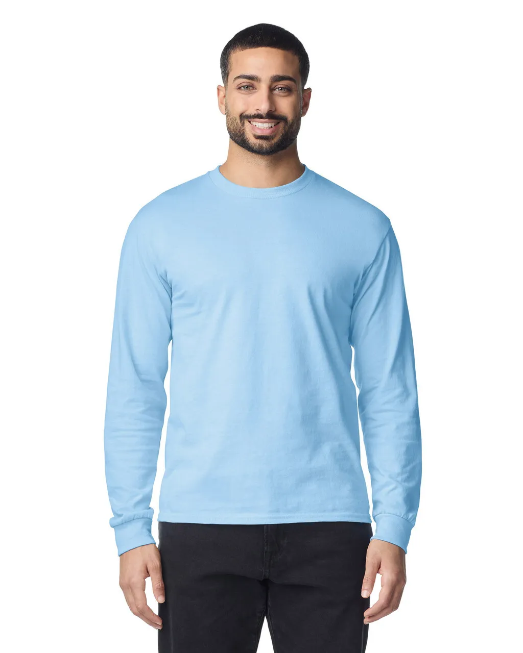 Blank Label Studios Gildan - Long Sleeve Tee 5400 Light Blue blank garment - ready for DTG & embroidery