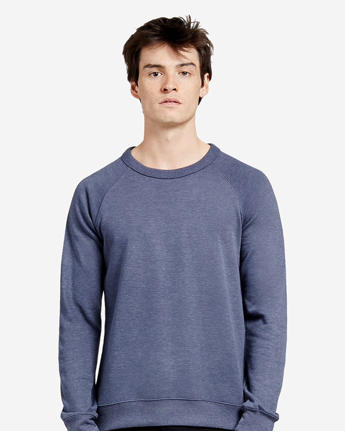 Blank Label Studios BLS - Crewneck 1605 Denim Heather blank garment - ready for DTG & embroidery