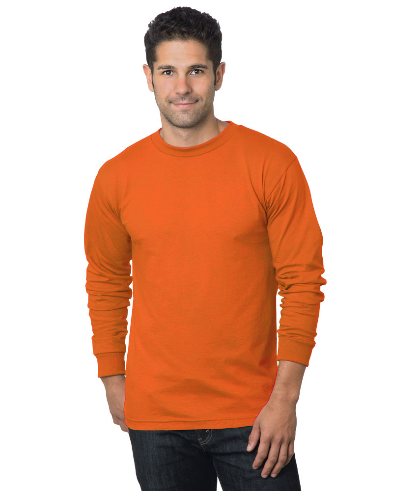 Blank Label Studios BLS - Long Sleeve Tee 1506 Orange blank garment - ready for DTG & embroidery