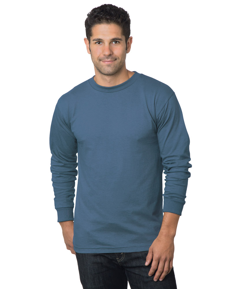 Blank Label Studios BLS - Long Sleeve Tee 1506 Denim blank garment - ready for DTG & embroidery