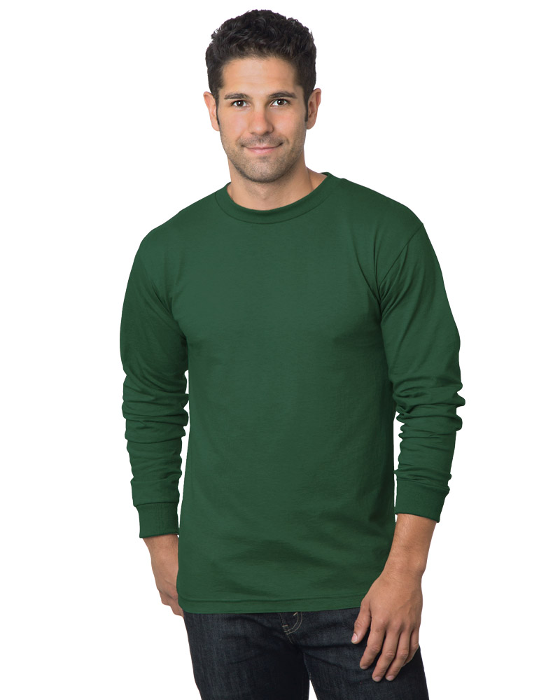 Blank Label Studios BLS - Long Sleeve Tee 1506 Forest Green blank garment - ready for DTG & embroidery