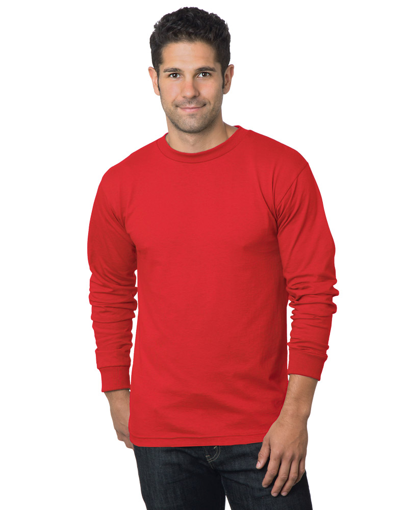 Blank Label Studios BLS - Long Sleeve Tee 1506 Red blank garment - ready for DTG & embroidery