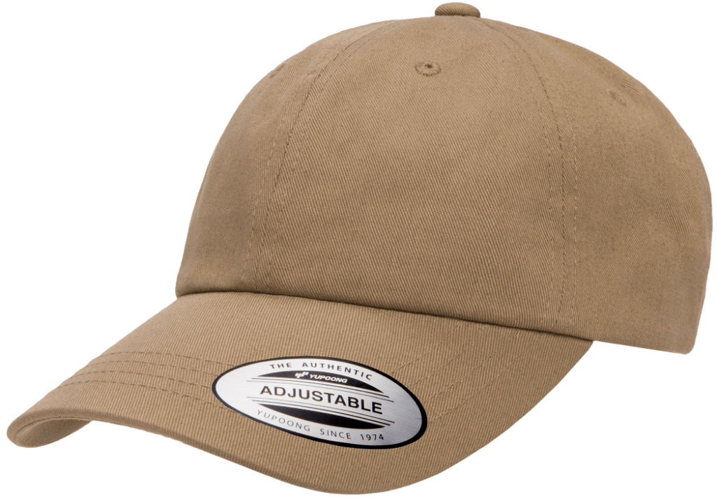 Blank Label Studios Yupoong - Hat 6245CM Khaki blank garment - ready for DTG & embroidery