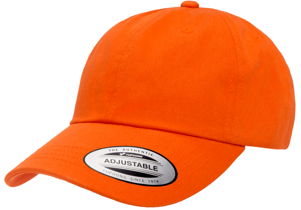 Blank Label Studios Yupoong - Hat 6245CM Orange blank garment - ready for DTG & embroidery