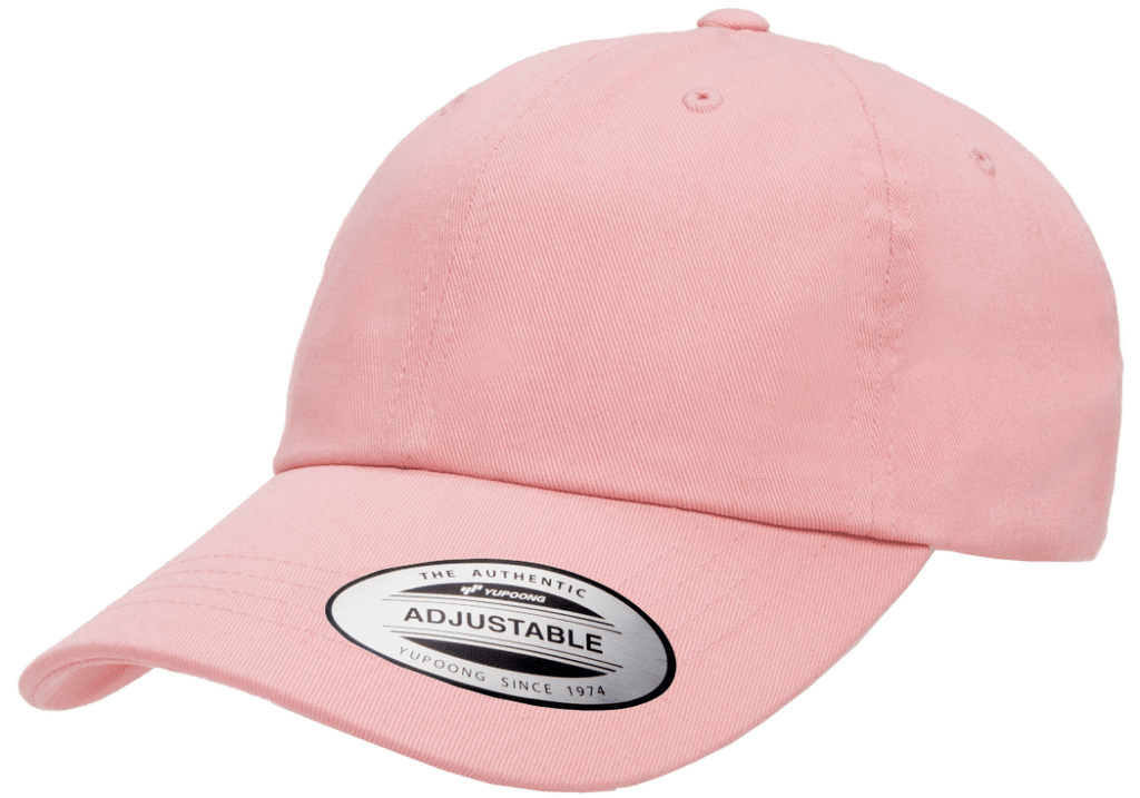 Blank Label Studios Yupoong - Hat 6245CM Pink blank garment - ready for DTG & embroidery