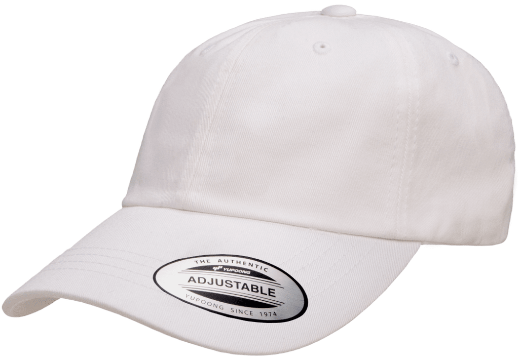 Blank Label Studios Yupoong - Hat 6245CM White blank garment - ready for DTG & embroidery