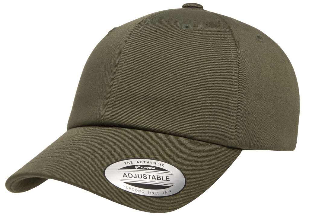 Blank Label Studios Yupoong - Hat 6245EC Olive Night blank garment - ready for DTG & embroidery
