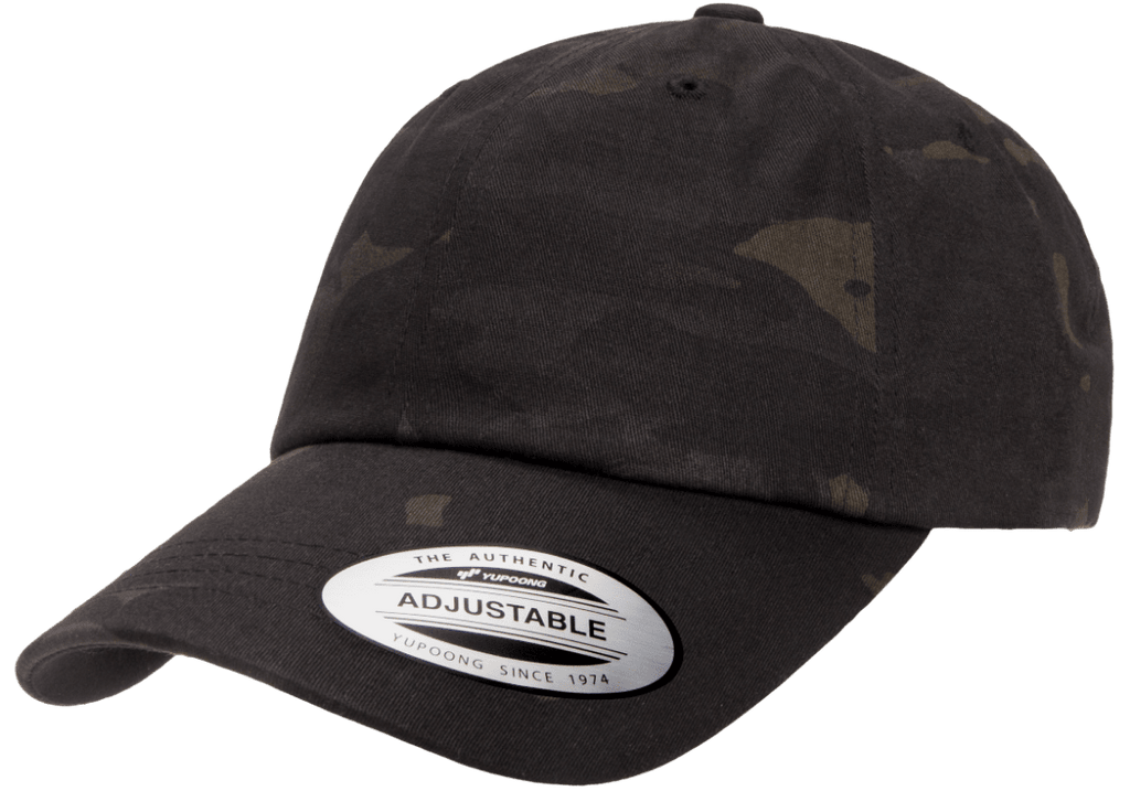 Blank Label Studios Yupoong - Hat 6245MC MultiCam Black blank garment - ready for DTG & embroidery