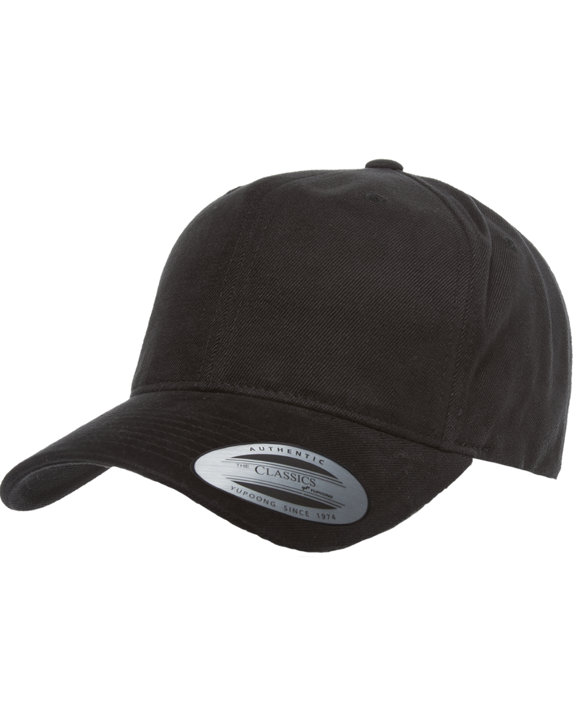Blank Label Studios Yupoong - Hat 6363V Black blank garment - ready for DTG & embroidery