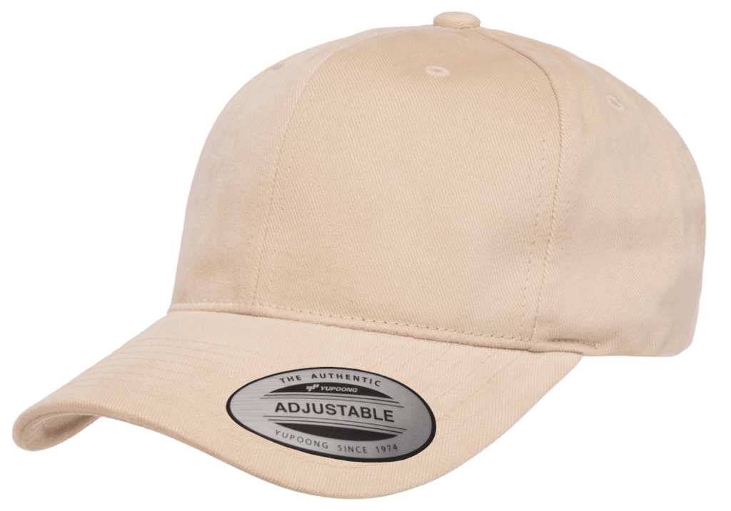 Blank Label Studios Yupoong - Hat 6363V Putty blank garment - ready for DTG & embroidery