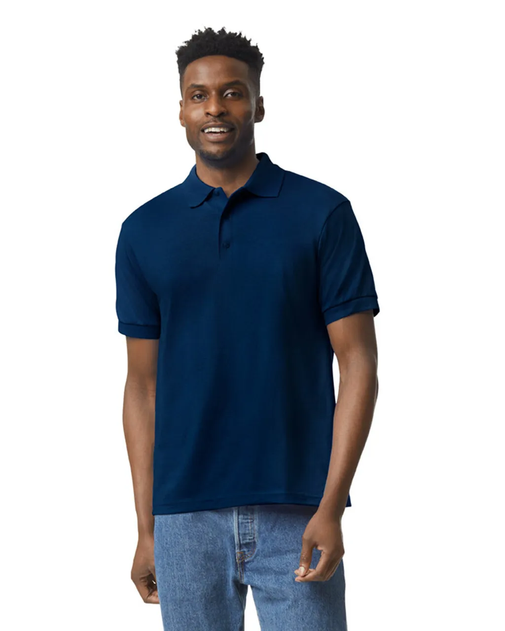 Blank Label Studios Gildan - Polo 8800 Navy blank garment - ready for DTG & embroidery