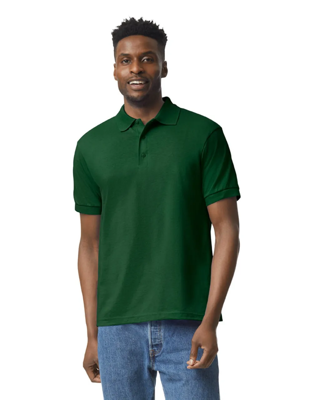 Blank Label Studios Gildan - Polo 8800 Forest Green blank garment - ready for DTG & embroidery