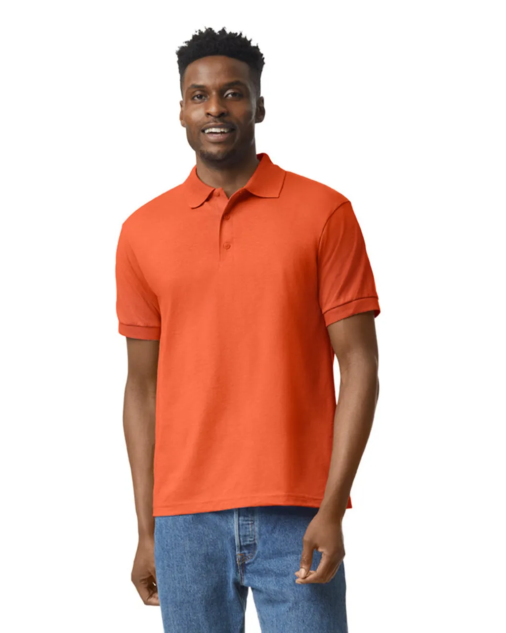 Blank Label Studios Gildan - Polo 8800 Orange blank garment - ready for DTG & embroidery