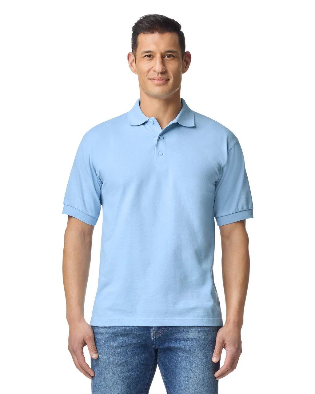 Blank Label Studios Gildan - Polo 8800 Light Blue blank garment - ready for DTG & embroidery