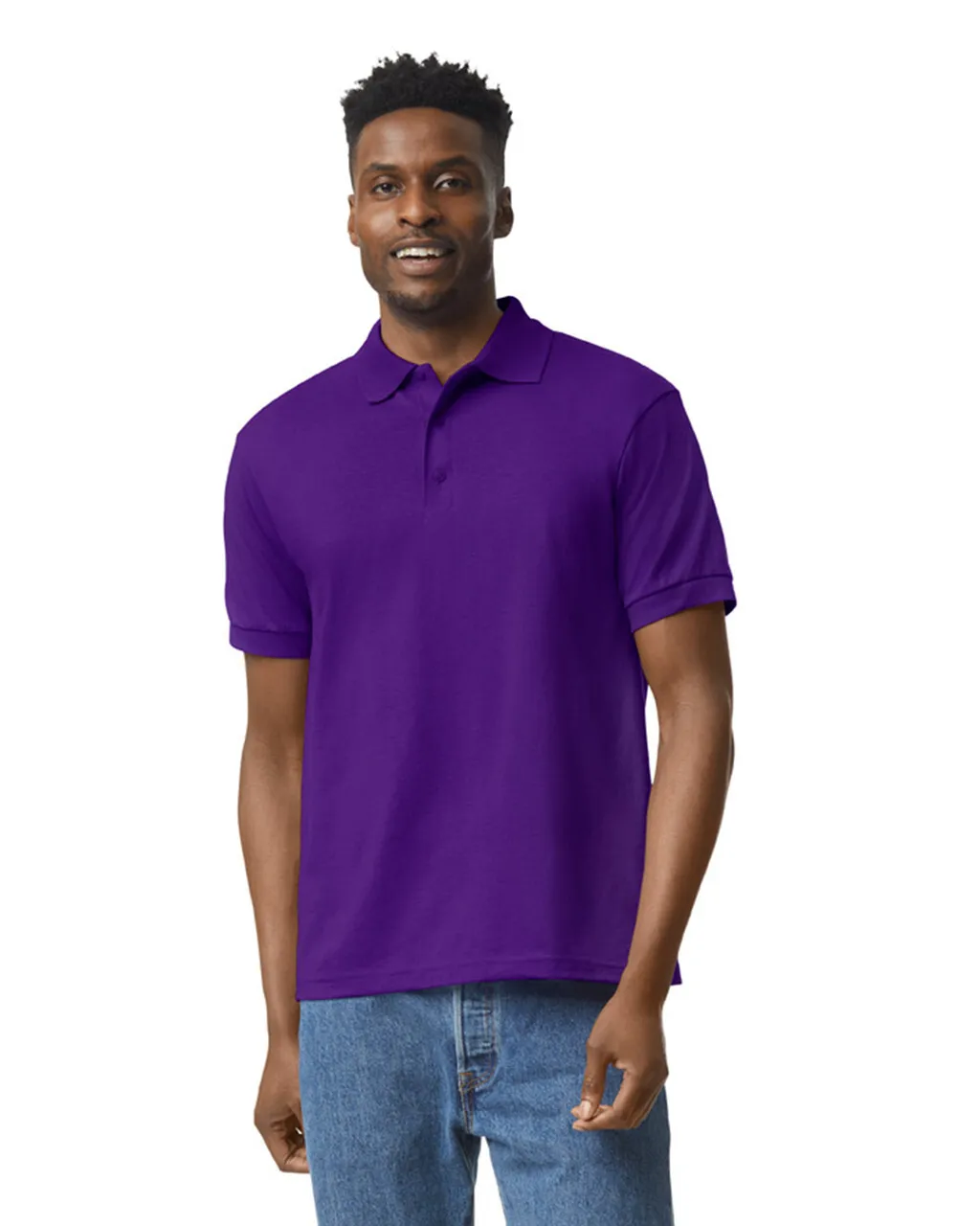 Blank Label Studios Gildan - Polo 8800 Purple blank garment - ready for DTG & embroidery