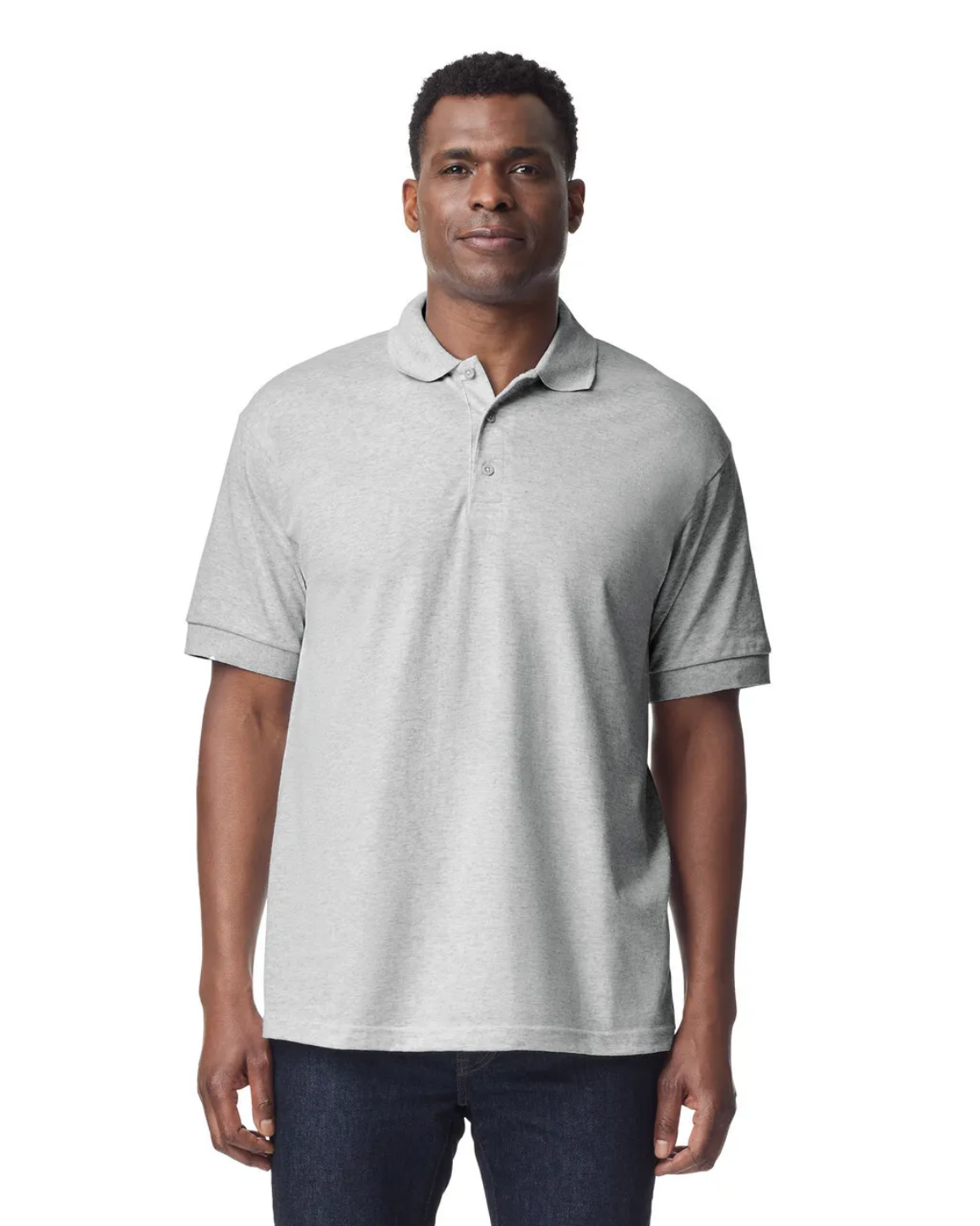 Blank Label Studios Gildan - Polo 8800 Ash Grey blank garment - ready for DTG & embroidery