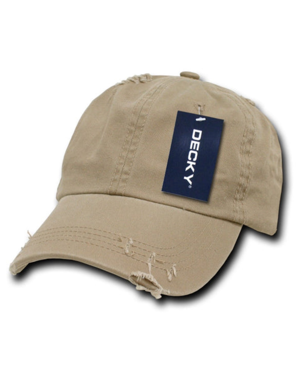 Blank Label Studios BLS - Distressed Hat 2114 Khaki blank garment - ready for DTG & embroidery
