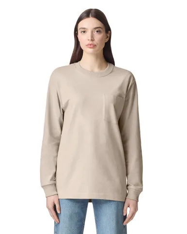 Blank Label Studios American Apparel - Long Sleeve Tee 9410 Bone blank garment - ready for DTG & embroidery