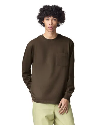 Blank Label Studios American Apparel - Long Sleeve Tee 9410 Brown blank garment - ready for DTG & embroidery