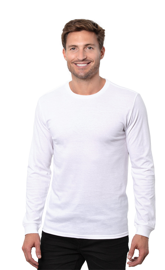 Blank Label Studios BLS - Long Sleeve Tee 1507 White blank garment - ready for DTG & embroidery