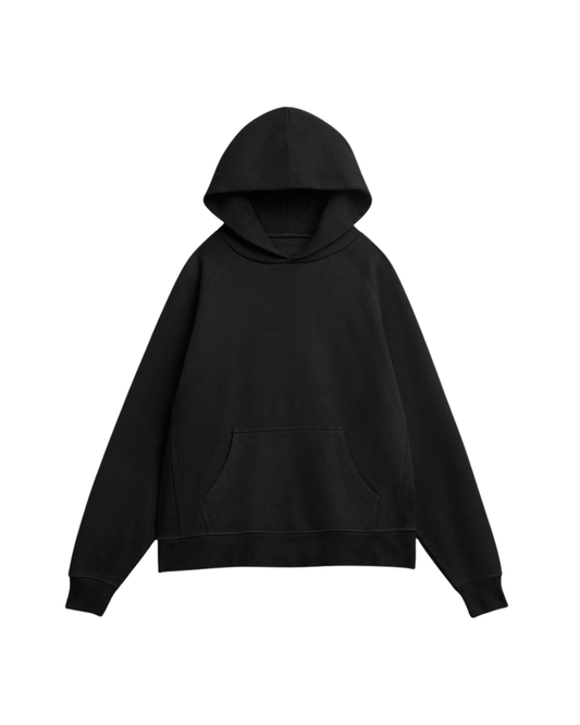 Blank Label Studios BLS - French Hoodie 1710 Black blank garment - ready for DTG & embroidery
