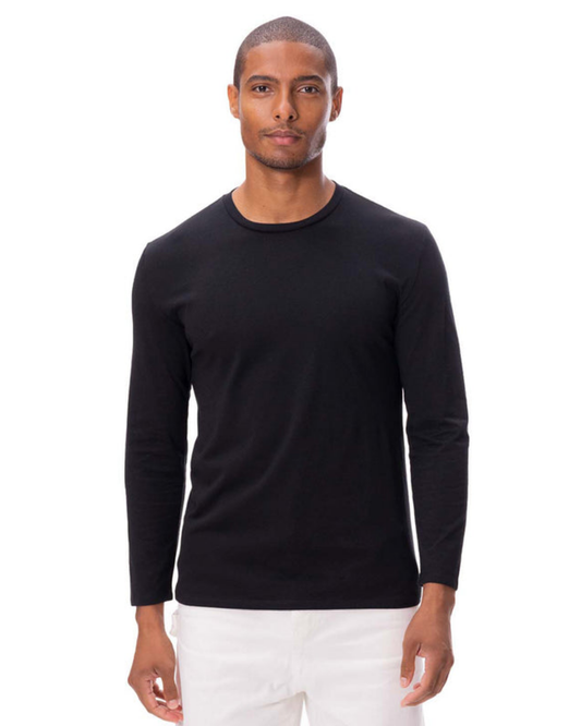 Blank Label Studios BLS - Long Sleeve Tee 1509 Black blank garment - ready for DTG & embroidery