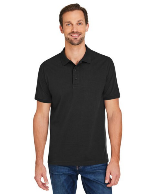 Blank Label Studios BLS - Polo 1806 Black blank garment - ready for DTG & embroidery