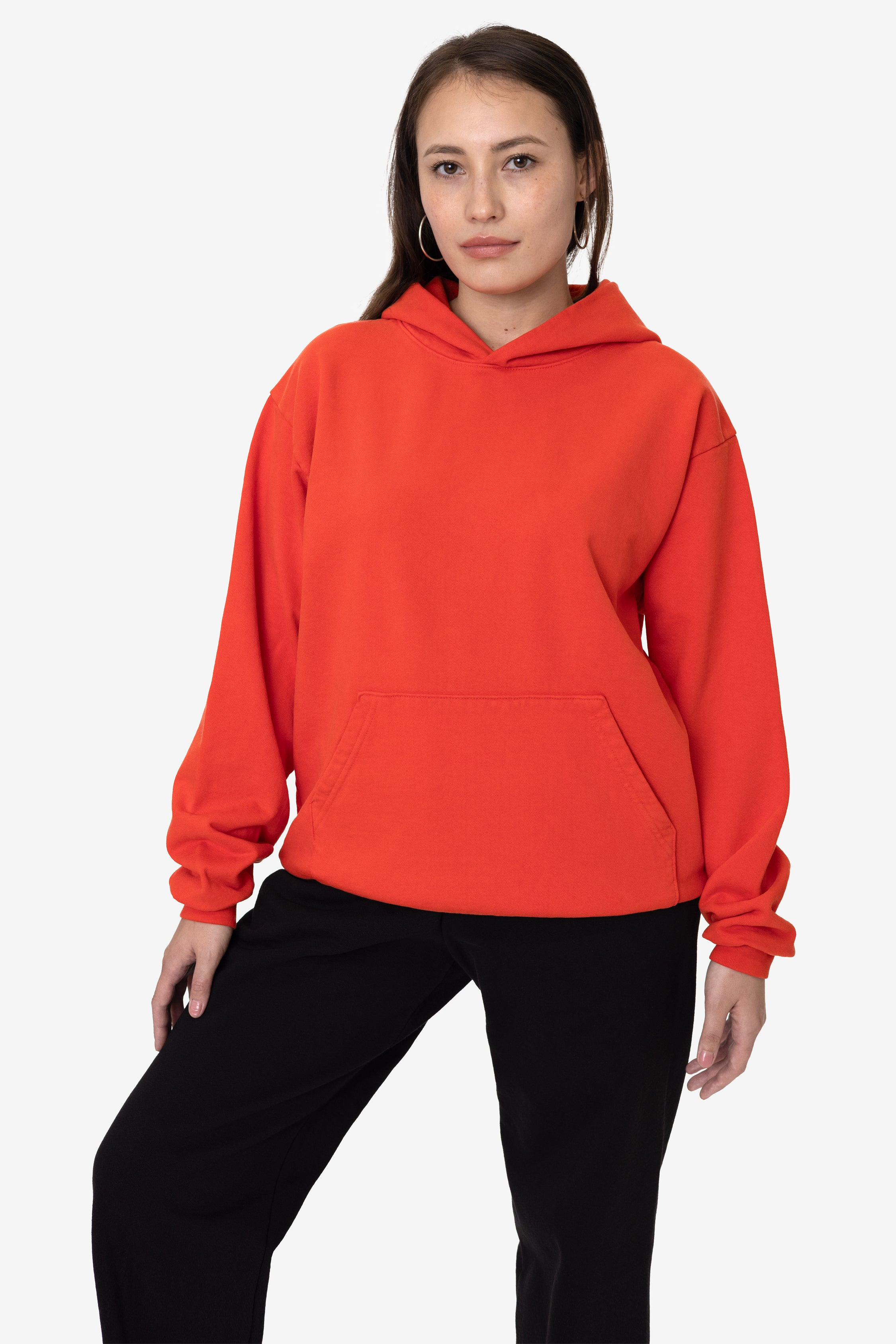 Blank Label Studios Los Angeles Apparel - Hoodie HF09GD Bright Orange blank garment - ready for DTG & embroidery