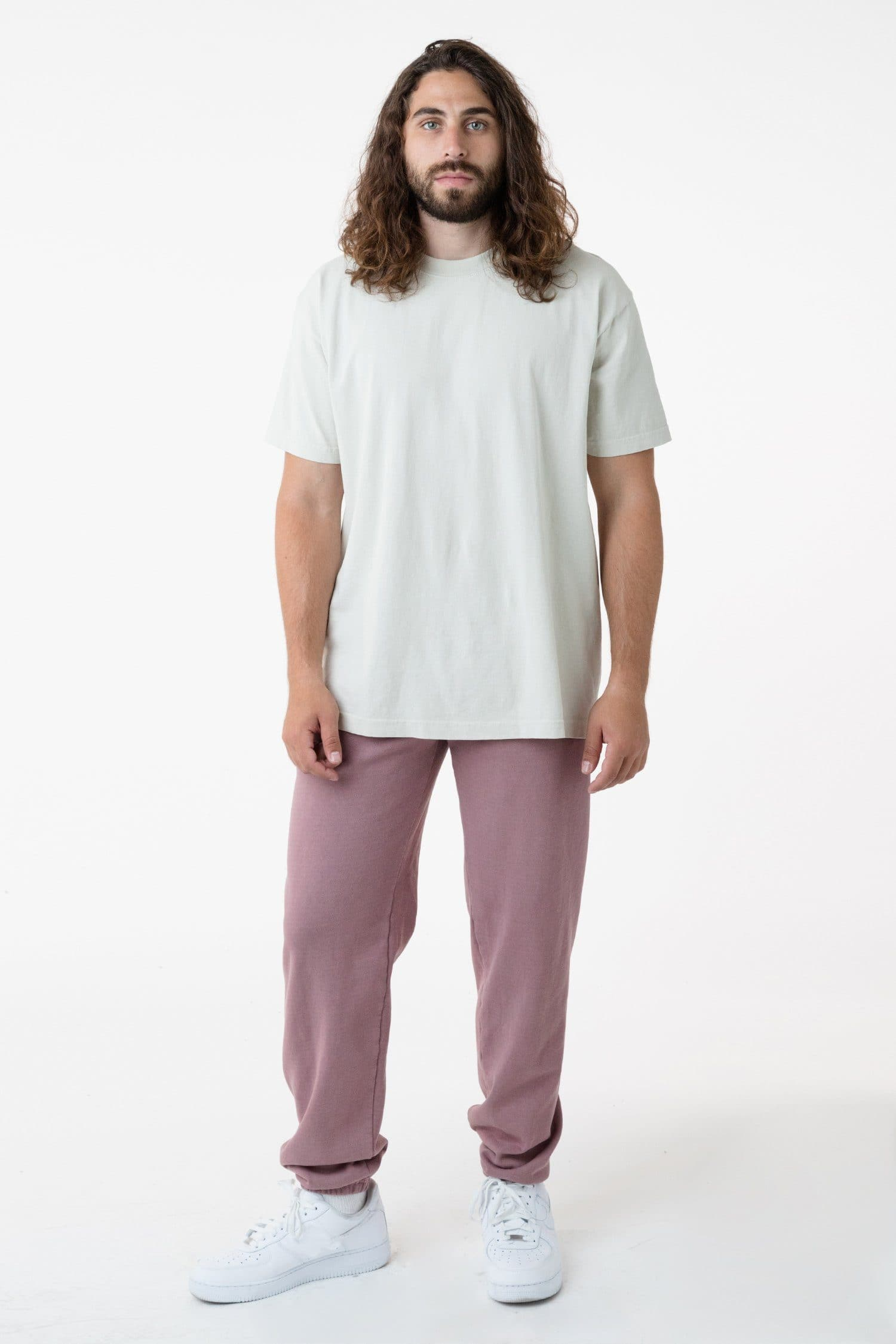 Blank Label Studios Los Angeles Apparel - Sweatpants HF04GD Mauve blank garment - ready for DTG & embroidery