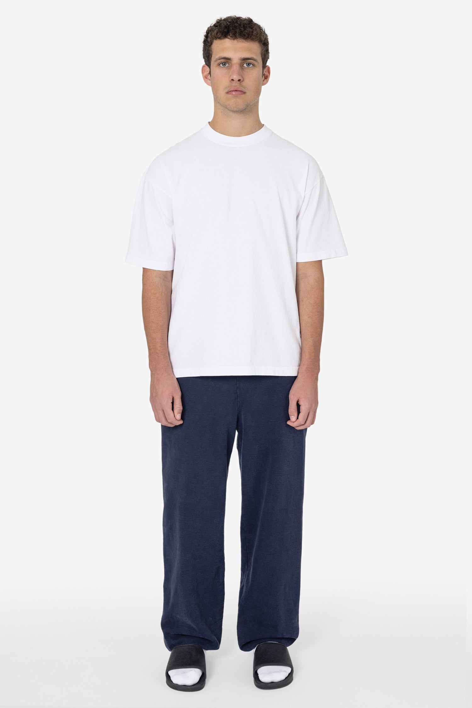 Blank Label Studios Los Angeles Apparel - Sweatpants HF04GD Navy blank garment - ready for DTG & embroidery