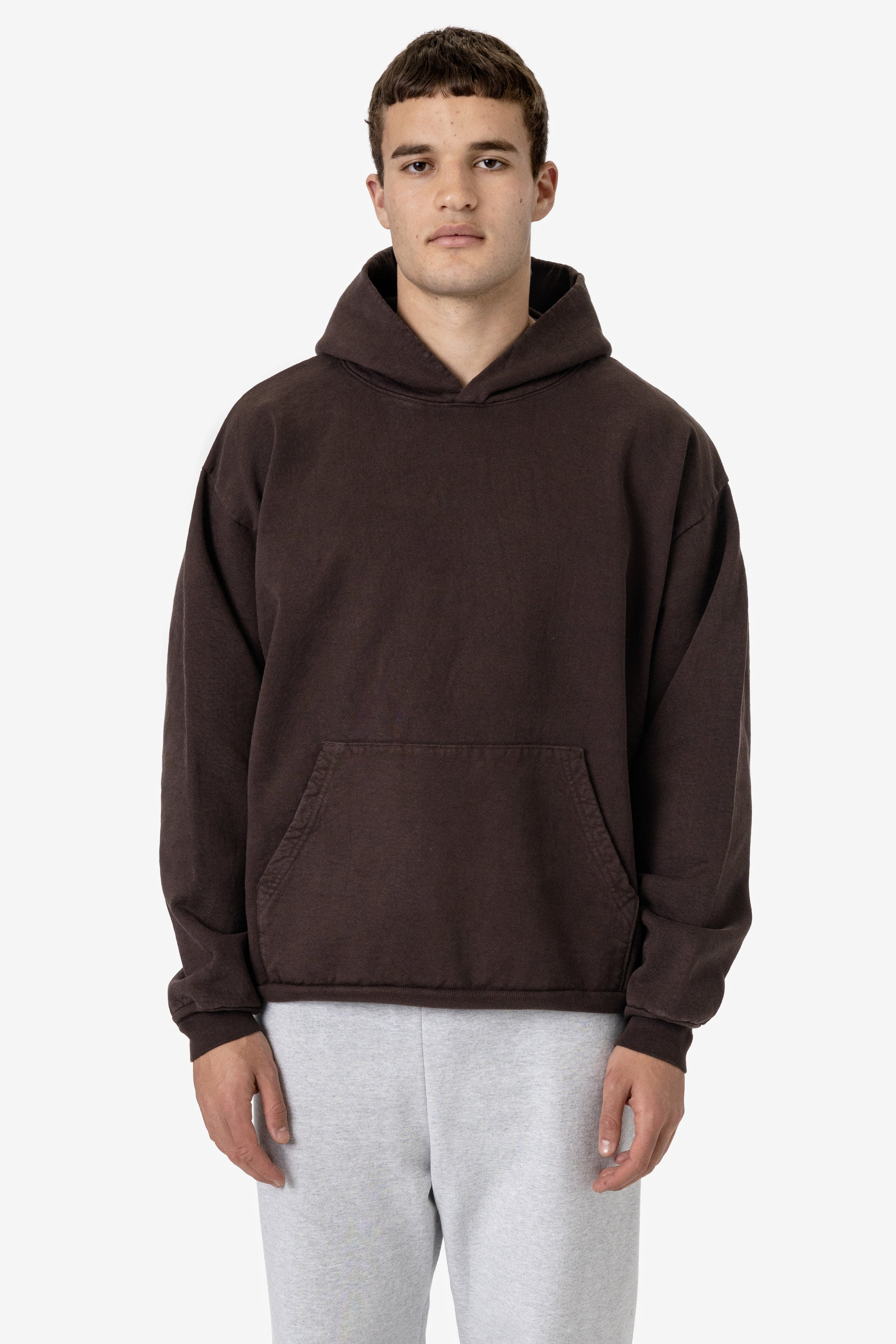 Blank Label Studios Los Angeles Apparel - Hoodie HF09GD Chocolate blank garment - ready for DTG & embroidery