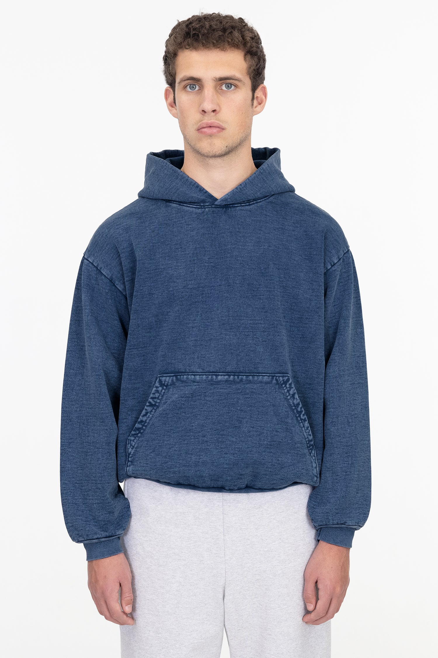 Blank Label Studios Los Angeles Apparel - Hoodie HF09GD Indigo blank garment - ready for DTG & embroidery