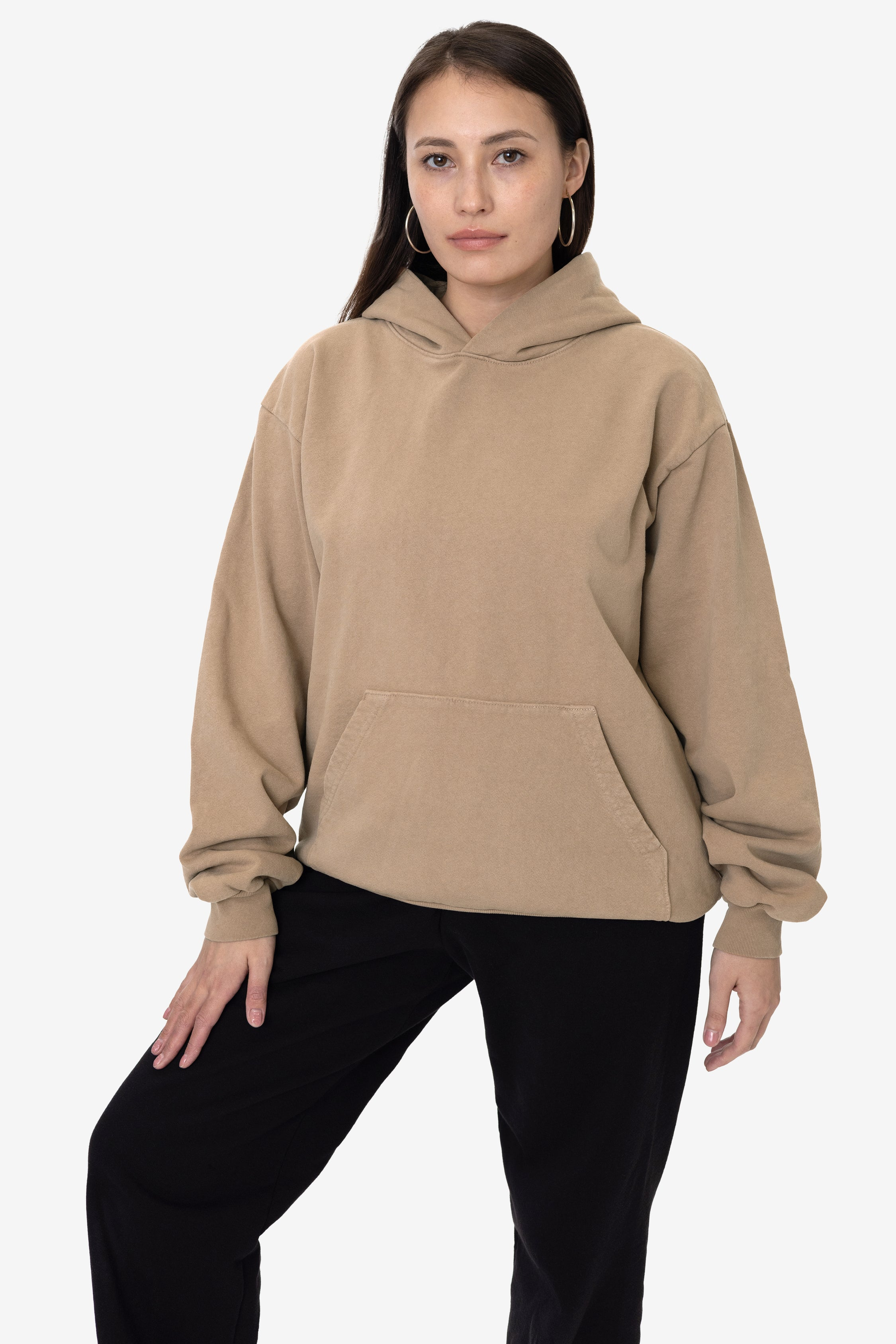 Blank Label Studios Los Angeles Apparel - Hoodie HF09GD Khaki blank garment - ready for DTG & embroidery