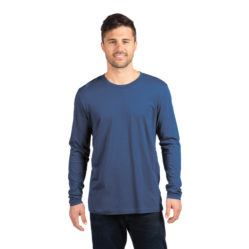 Blank Label Studios Next Level - Long Sleeve Tee 3601 Royal blank garment - ready for DTG & embroidery