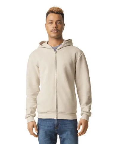 Blank Label Studios American Apparel - Zip Up Hoodie RF4971 Bone blank garment - ready for DTG & embroidery
