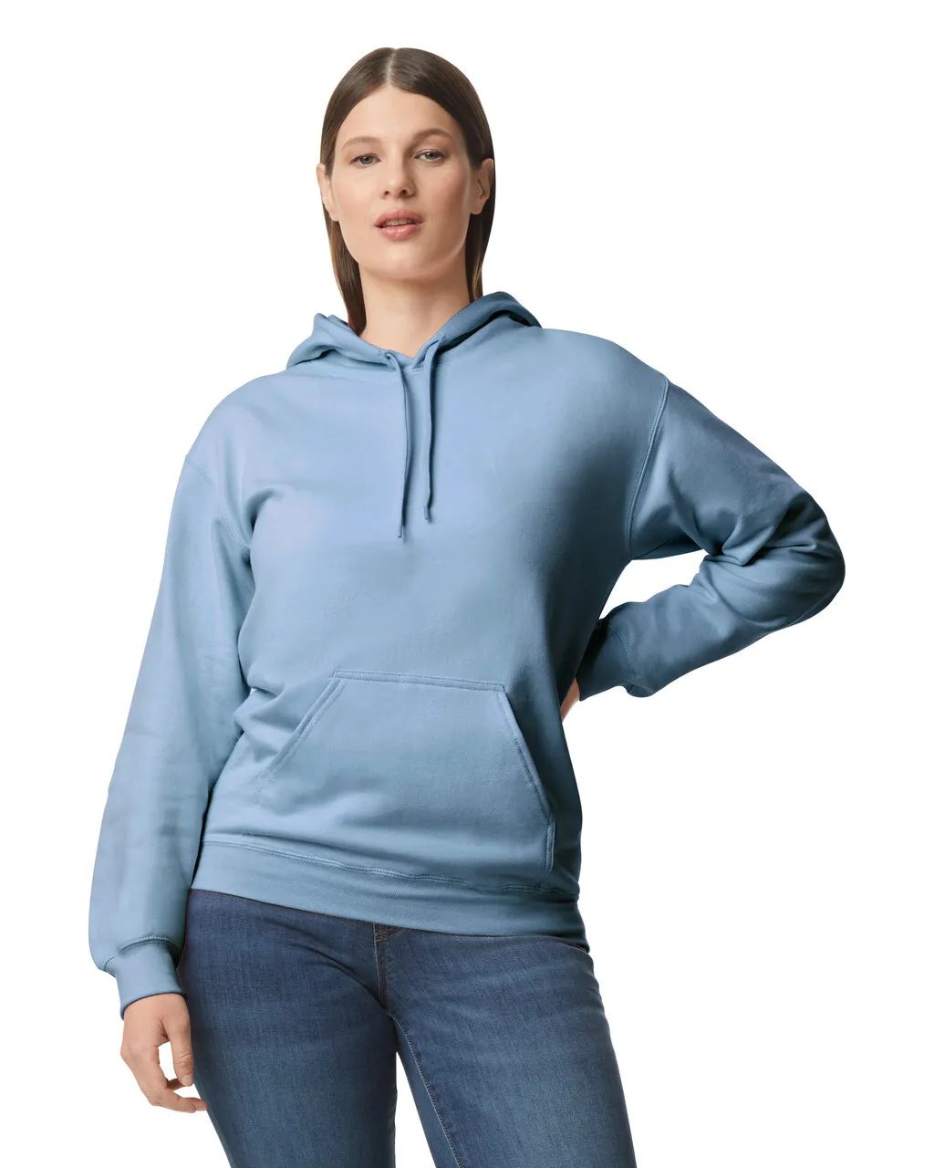 Blank Label Studios Gildan - Hoodie SF500 Stone Blue blank garment - ready for DTG & embroidery