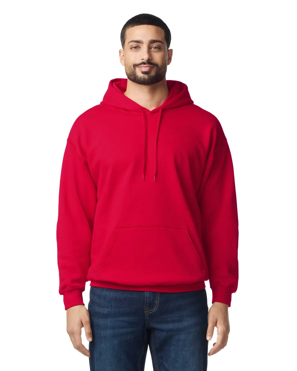 Blank Label Studios Gildan - Hoodie SF500 Red blank garment - ready for DTG & embroidery