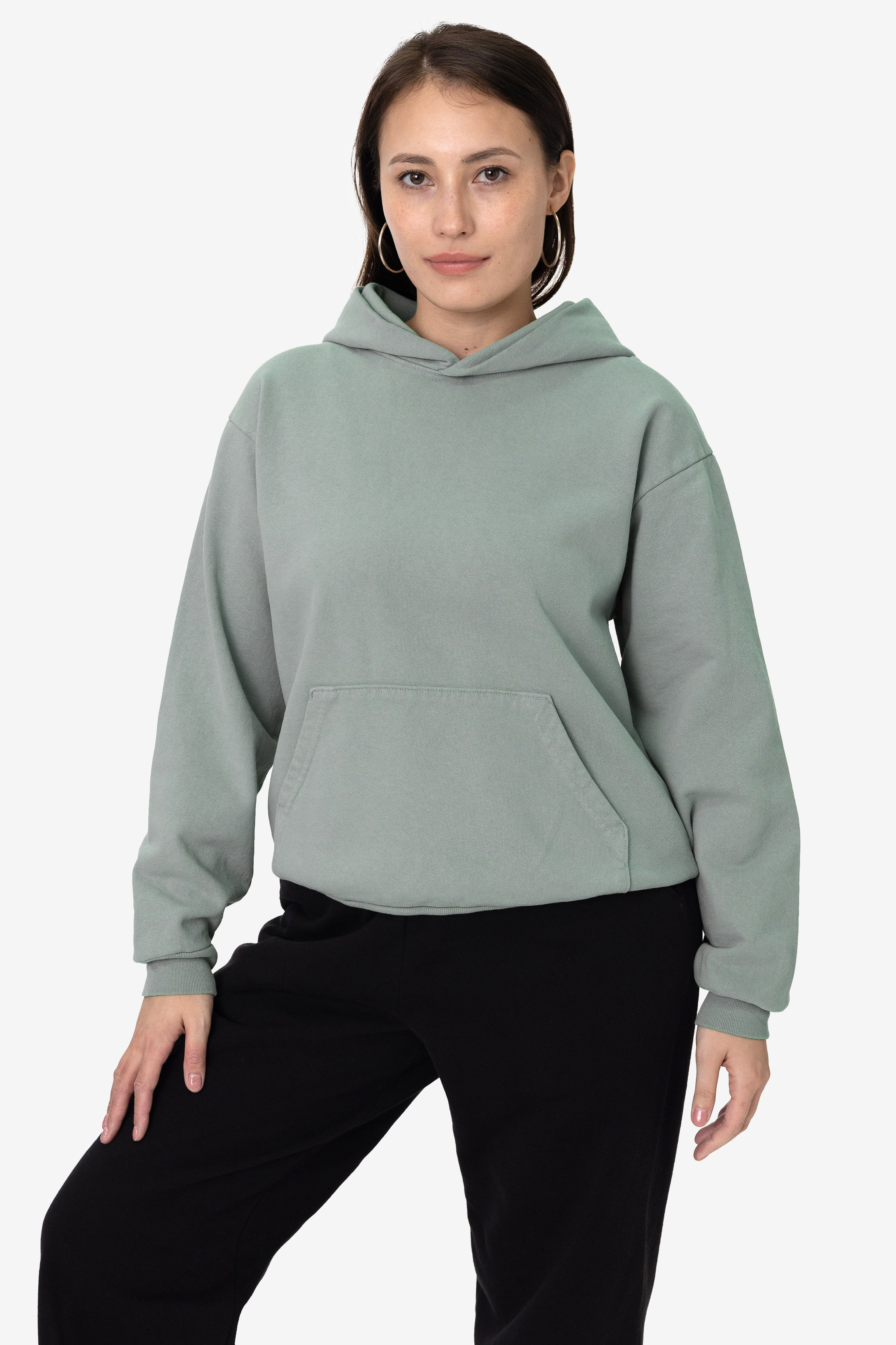 Blank Label Studios Los Angeles Apparel - Hoodie HF09GD Sage blank garment - ready for DTG & embroidery