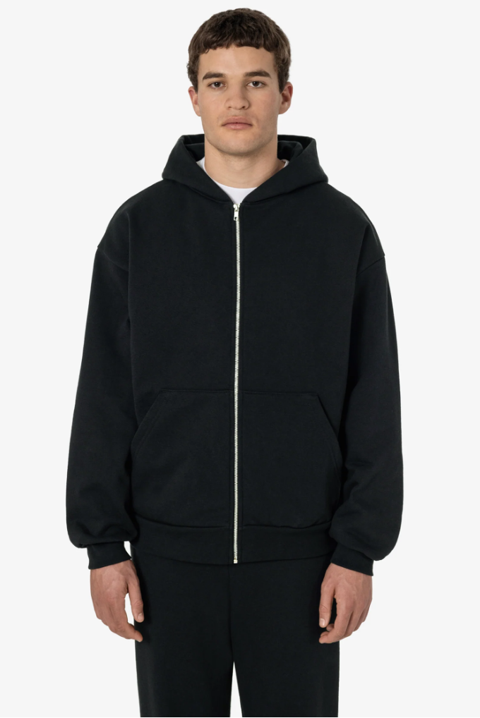 Blank Label Studios Los Angeles Apparel - Zip Up Hoodie HF10 Navy blank garment - ready for DTG & embroidery