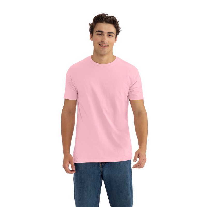 Blank Label Studios Next Level - Tee 3600 Light Pink blank garment - ready for DTG & embroidery
